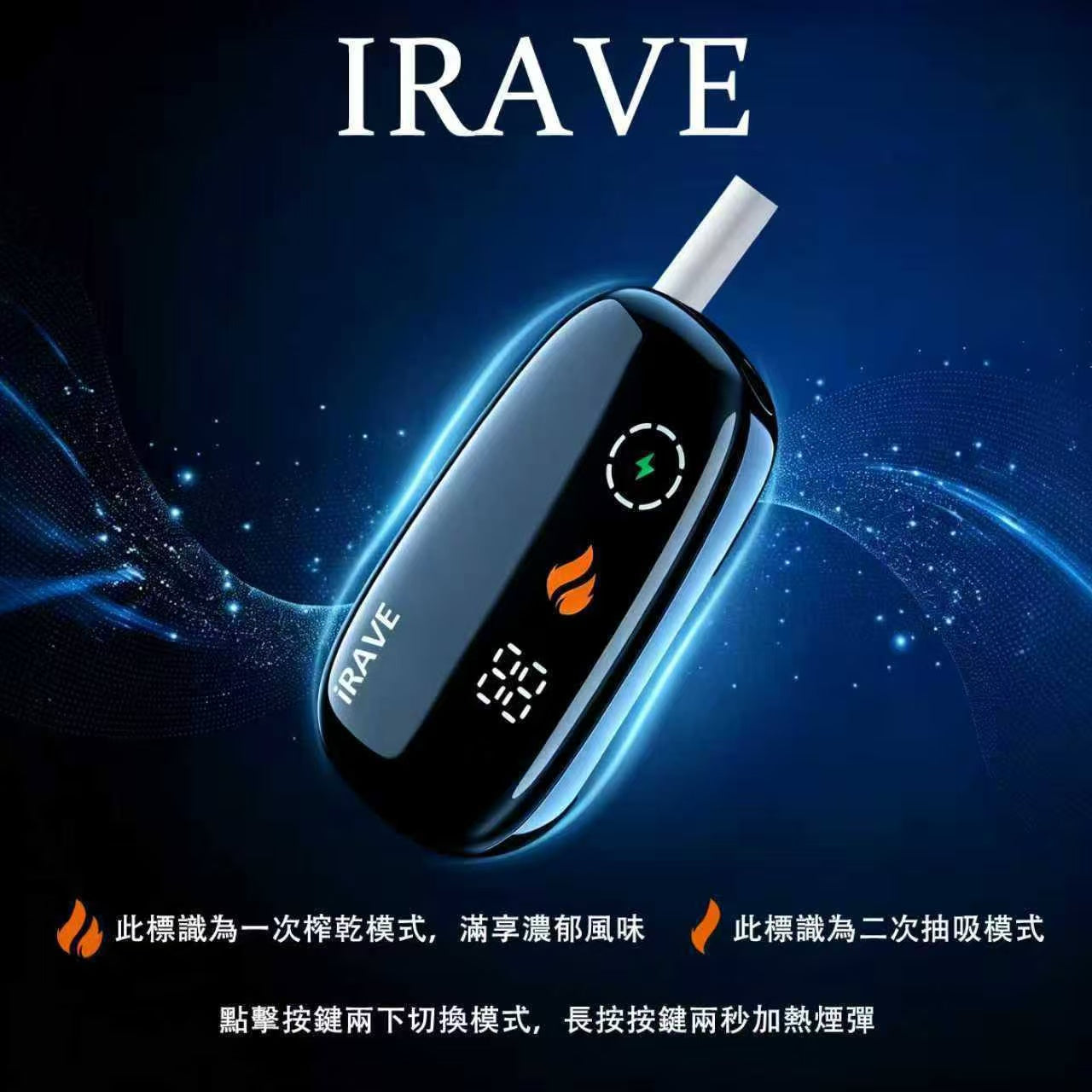 IRAVE二回機｜外部加熱、環繞加熱｜TEREA煙彈適用｜現貨秒發