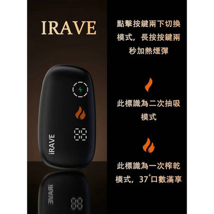 IRAVE二回機｜外部加熱、環繞加熱｜TEREA煙彈適用｜現貨秒發